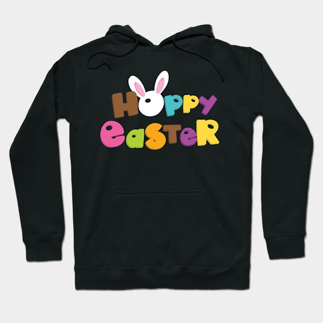 Hoppy Easter - Easter Bunny Easter Day Hoodie by ahmed4411